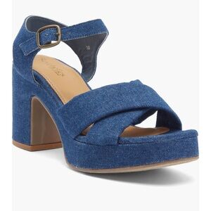 🆕 Seychelles ‘Blessing’ Denim Platform Sandals